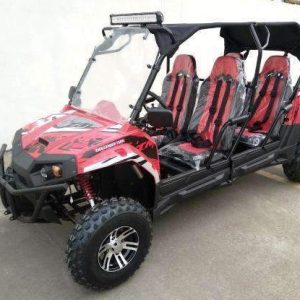 200CC – TRAILMASTER CHALLENGER4 200X – DELUXE YOUTH/ADULT 4 SEATER UTV – CA CARB APPROVED